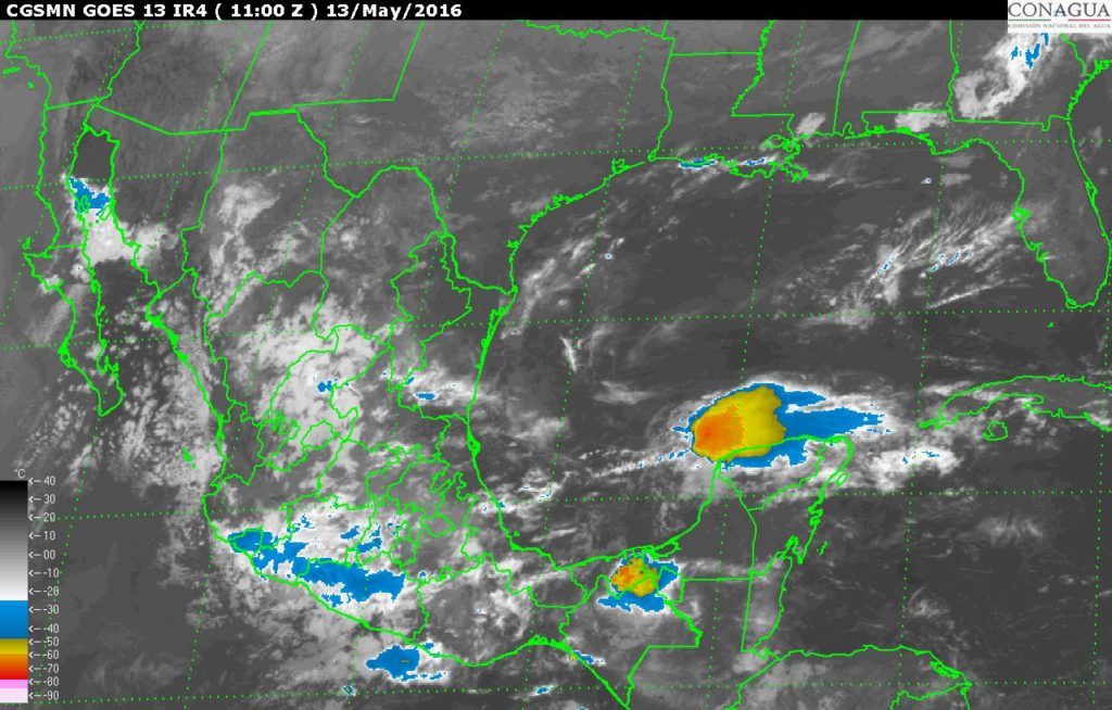 Seguirán las lluvias en gran parte del país - 201605131100-1024x654