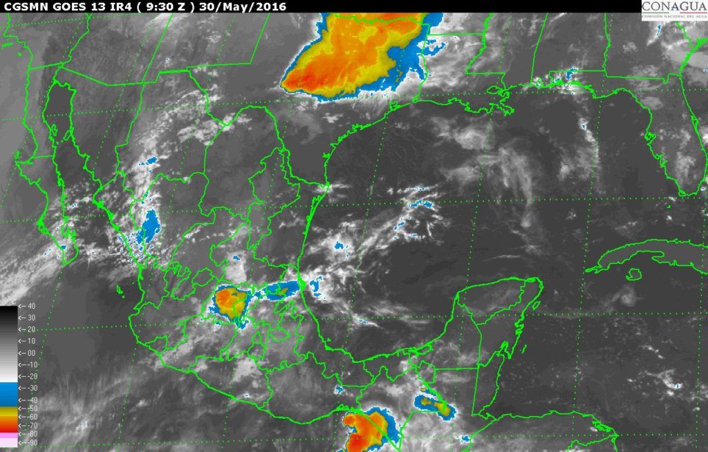 Continuarán las lluvias en gran parte del país - 201605300930-1024x654