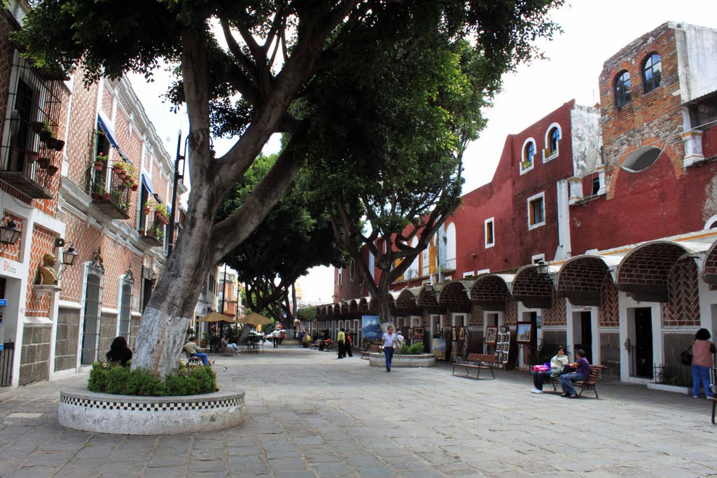 Los cinco atractivos turísticos de Puebla que debe visitar - Barrio-del-artista-puebla-Union-Puebla