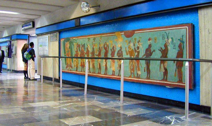 Los atractivos turísticos en el Metro de la Ciudad de México - Bellas-Artes-pinterest