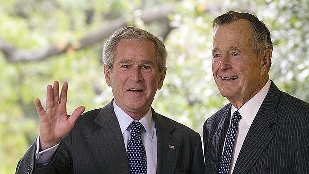 Ex presidentes Bush descartan apoyar a Donald Trump - Bush-Foto-de-Pin-It