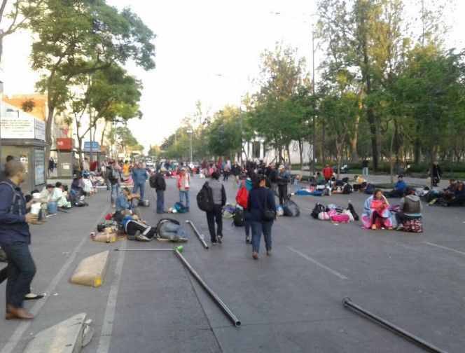 Trasladan plantón de la CNTE a la Plaza Santo Domingo - CNTE-Juarez-OnceNoticias
