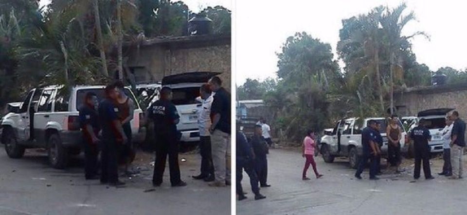 Felipe Calderón sufre accidente vial en Quintana Roo