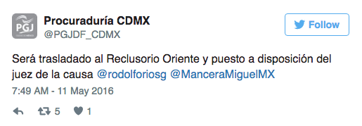 Ingresan a Rafael Duarte al Reclusorio Oriente - Captura-de-pantalla-2016-05-11-a-las-7.58.30-a.m.-2