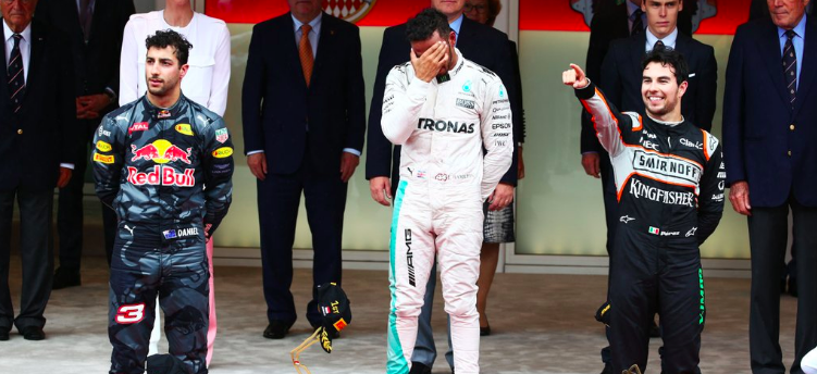 Checo Pérez, tercero en Mónaco Checo Pérez, tercero en Mónaco