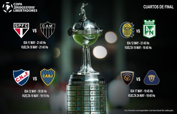 Definen horarios de Pumas para los cuartos de final de la Copa Libertadores - ChyQn-TUkAAdein