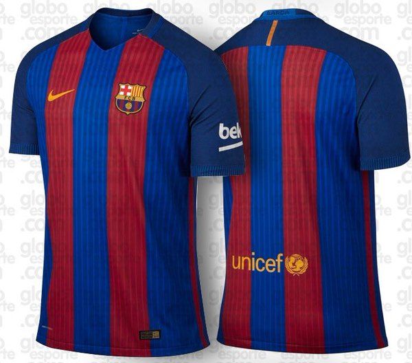 La nueva playera del Barcelona - CjZQsbAXEAA0D5y