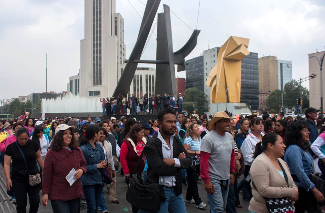Este lunes se prevén cuatro concentraciones en la Ciudad de México