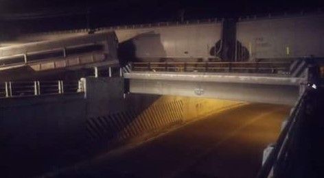 Descarrilan 14 vagones de carga en Apizaco - Descarrilamiento-Ferrosur-Apizaco-CincoRadio