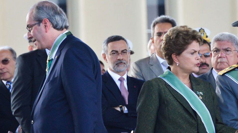 Suspenden a presidente de la Cámara de Diputados de Brasil - Dilma-Rousseff-Cunha