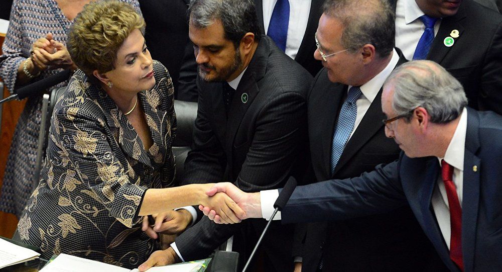 Suspenden a presidente de la Cámara de Diputados de Brasil - Dilma-Rousseff-Cunha2