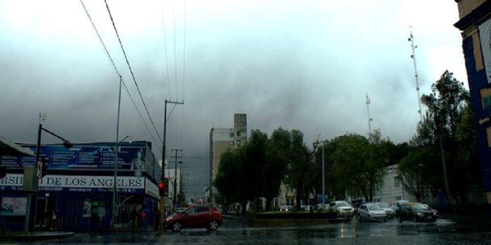 Fuerte granizada en Puebla
