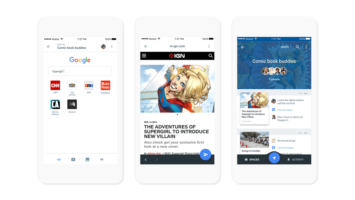 Google lanzó aplicación de mensajería - Google-Sapaces-Getty-Images-
