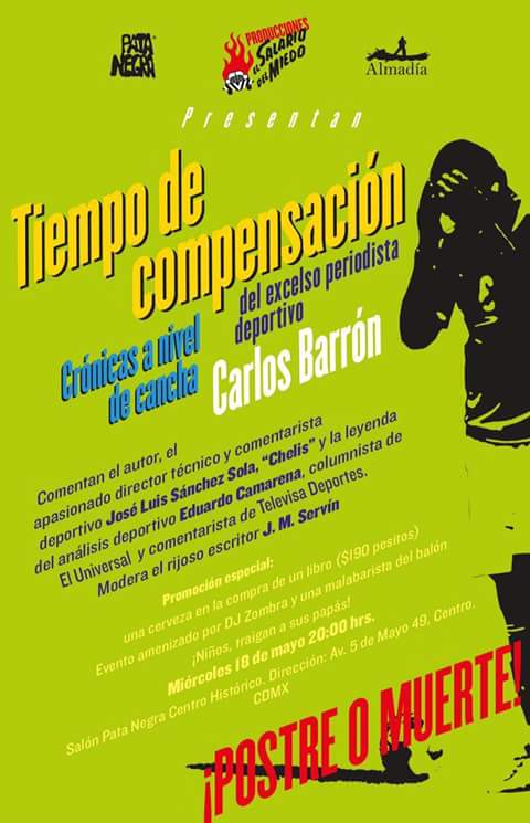 Carlos Barrón presentará libro "Tiempo de Compensación" - IMG-20160504-WA0000