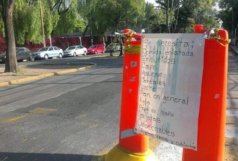 Estudiantes de CECyT 11 acopian víveres para mantener el paro - IPN-víveres