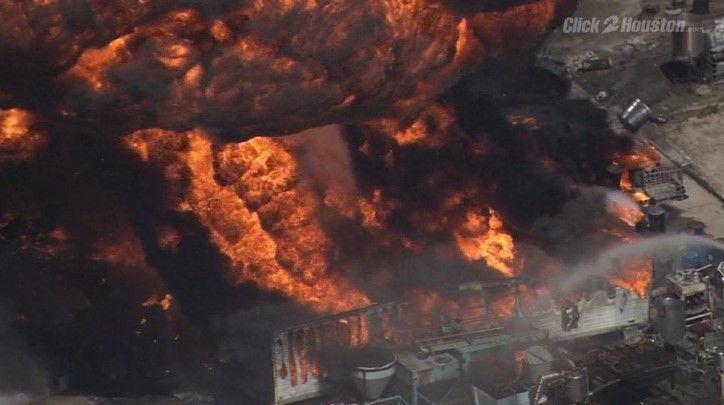 Se incendia bodega al occidente de Houston - Incendio-Houston-KPRC