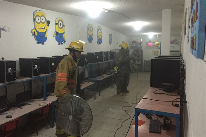 Apagan incendio gracias a niña en kínder de Monterrey - Kinder-Monterrey-2