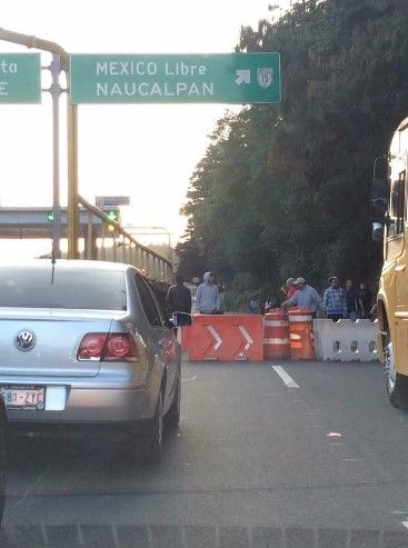 CNTE desbloquea la Autopista México-Toluca - La-Venta-Toluca-Miguel_ange