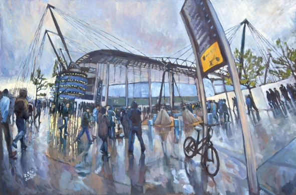 City regala a Manuel Pellegrini valioso cuadro como despedida - Man-City-v-Aston-Villa