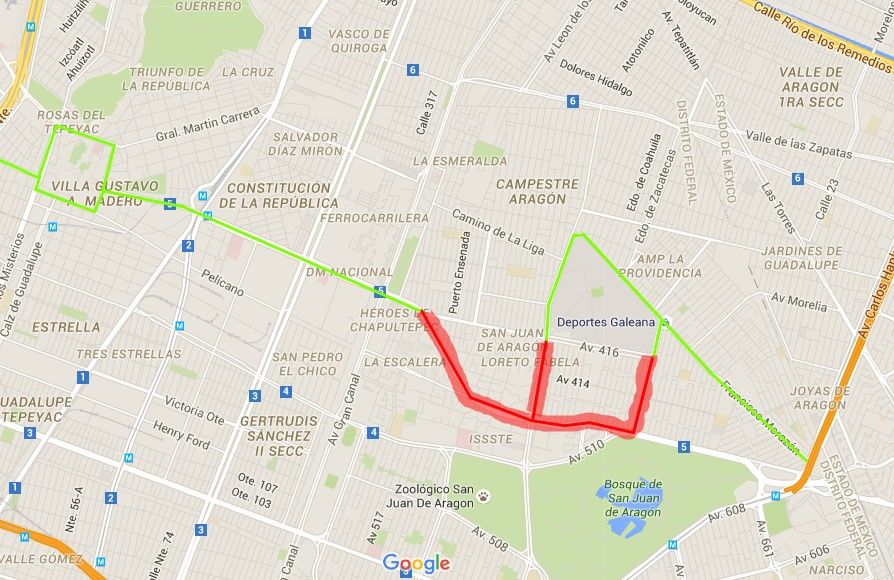 Cierran seis estaciones del Metrobús en Aragón - Metrobus-CDMX-cerrado