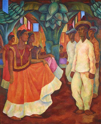 Pintura de Diego Rivera se vende en 15.7 millones de dólares - Mural-Diego-Rivera