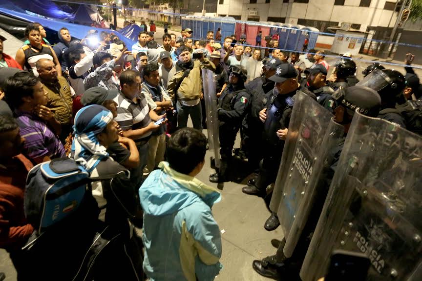 PF dialogó con CNTE para liberar Bucareli - PF-Bucareli-Quadratín