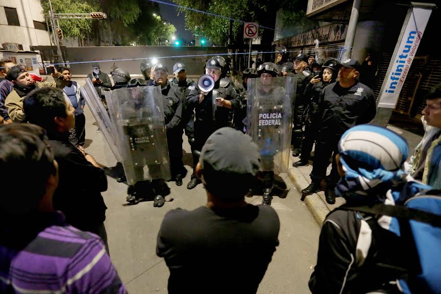 PF dialogó con CNTE para liberar Bucareli