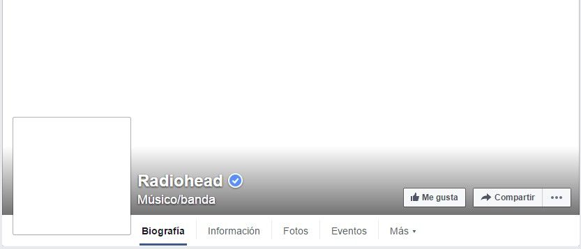 Radiohead "desaparece" de las redes sociales - Radiohead-Facebook