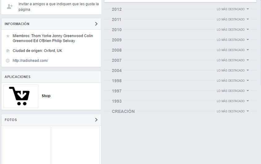 Radiohead "desaparece" de las redes sociales - Radiohead-Facebook2