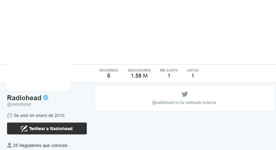 Radiohead "desaparece" de las redes sociales - Radiohead-Twitter