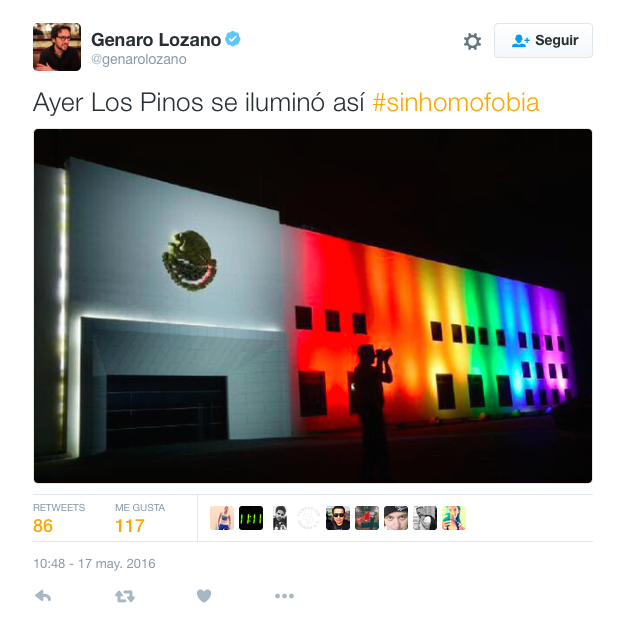 Instituciones mexicanas apoyan el Día Internacional de la Lucha contra la Homofobia - Sin-Homofobia-Foto-de-Twitter