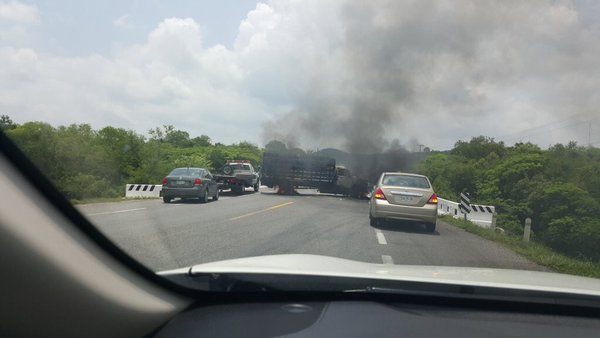 Bloquean carretera en Tamaulipas tras operativo