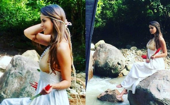 Miss Perú 2016 encuentra pierna humana en sesión de fotos