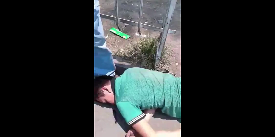 Video: noquean a presunto asaltante en Indios Verdes