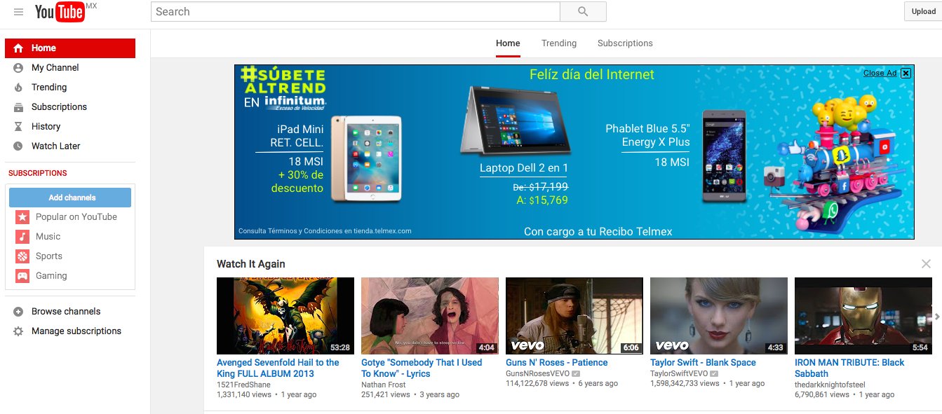 Hoy se celebra el Día del Internet - YouTube-Internet