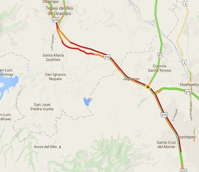 Chocan tres tráileres en la Autopista México-Querétaro - accidente-mex-queretaro-27may