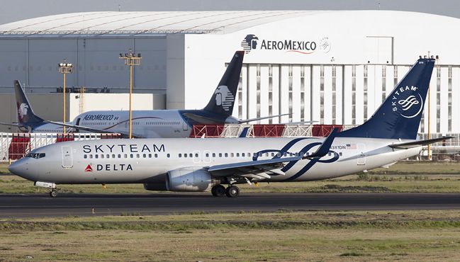 COFECE autorizó convenio aéreo entre Aeroméxico y Delta Airlines - aerodelta-Aviación-México
