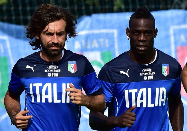 Sorprenden ausencias en prelista de Italia para la Euro - andrea-pirlo-mario-balotelli