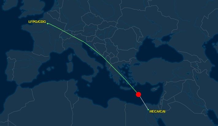 Encuentran señales de caja negra del avión de EgyptAir - avion-Egyptair