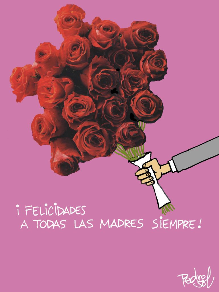 ¡Quema mucho el sol! ENHORABUENA a todas las MAMACITAS - carton-pedro-sol-mamas-771x1024