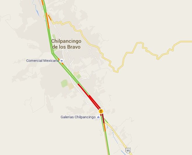 Liberan maestros la Autopista del Sol - ceteg-autopista-sol-16may-maps