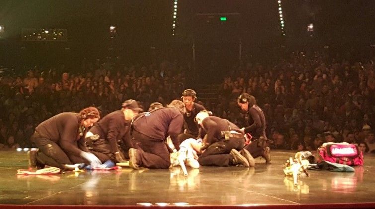 Se accidenta acróbata del Cirque du Soleil Se accidenta acróbata del Cirque du Soleil