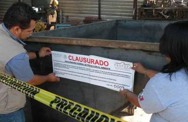Sancionarían a empresas por negar verificación durante contingencia - clausura-profepa-Notimex