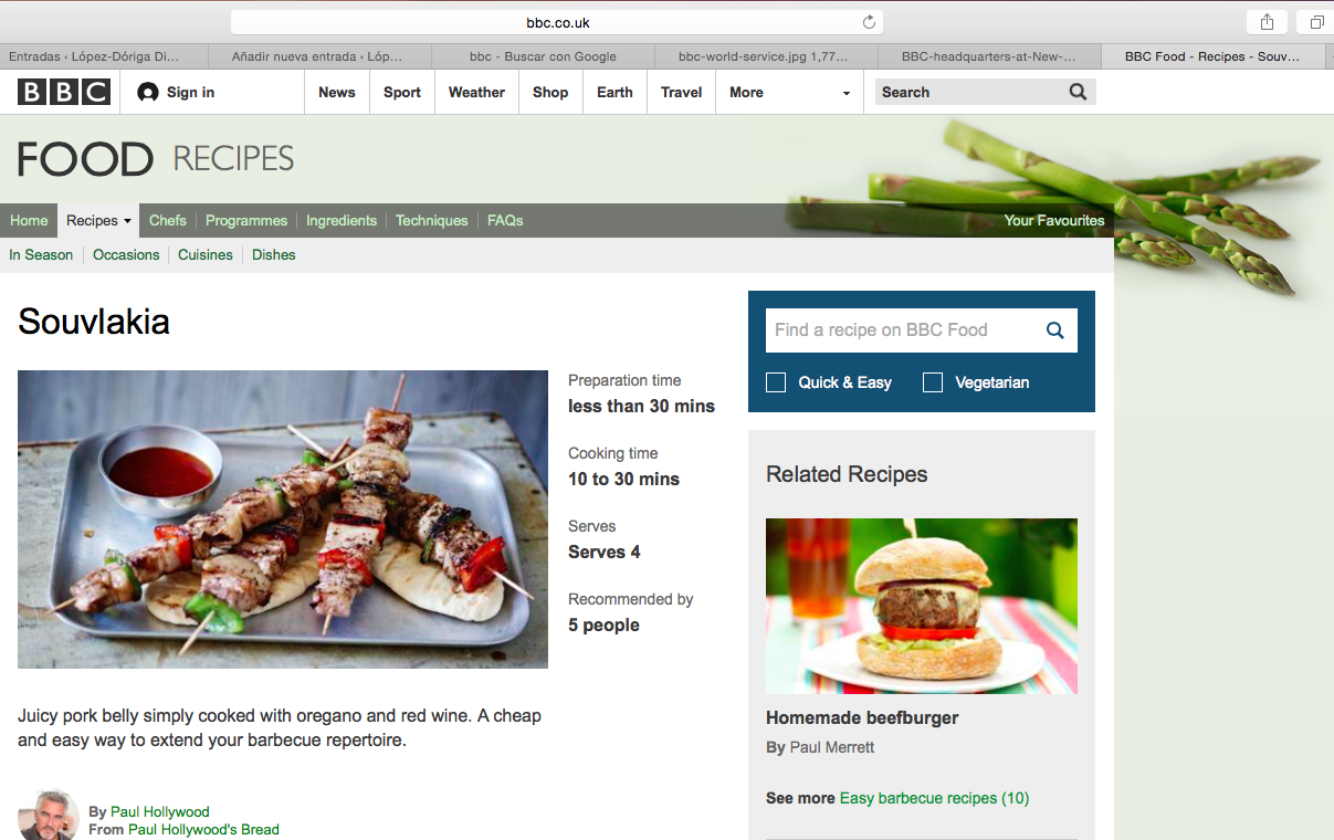 BBC cerrará sitio web destinado a comida - comida-BBC-