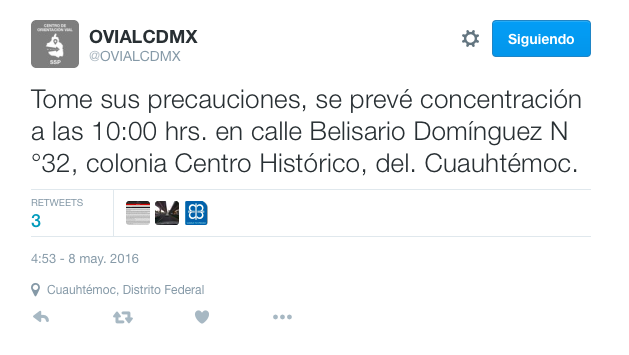Eventos y concentraciones afectarán la circulación en la Ciudad de México - concentración-10-tw