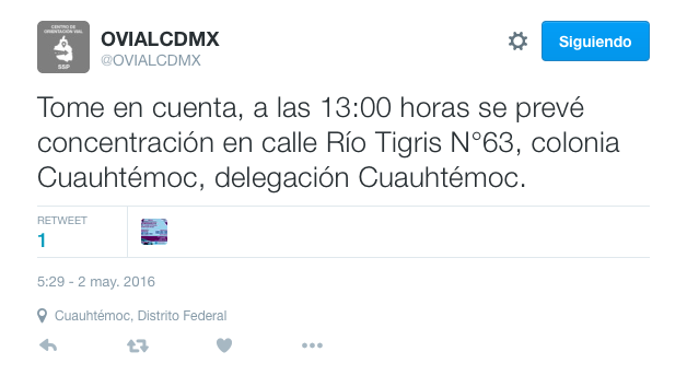 Este lunes se prevén cuatro concentraciones en la Ciudad de México - concentración-Twitter