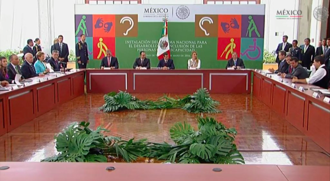 Gobierno trabaja para lograr inclusión y desarrollo de personas con discapacidad: EPN