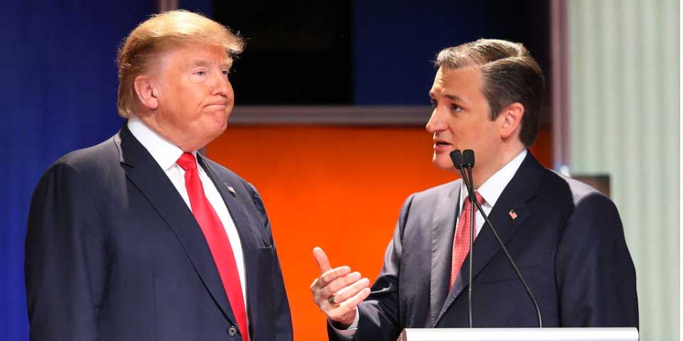 Trump anticipa que gobernará EE.UU. por ocho años - donald-trump-ted-cruz