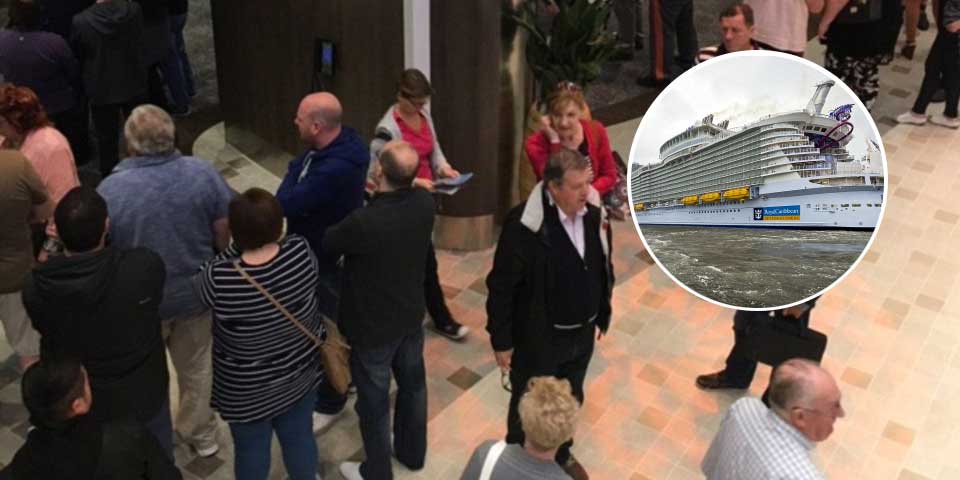 Pasajeros se quejan tras primer viaje del crucero más grande del mundo