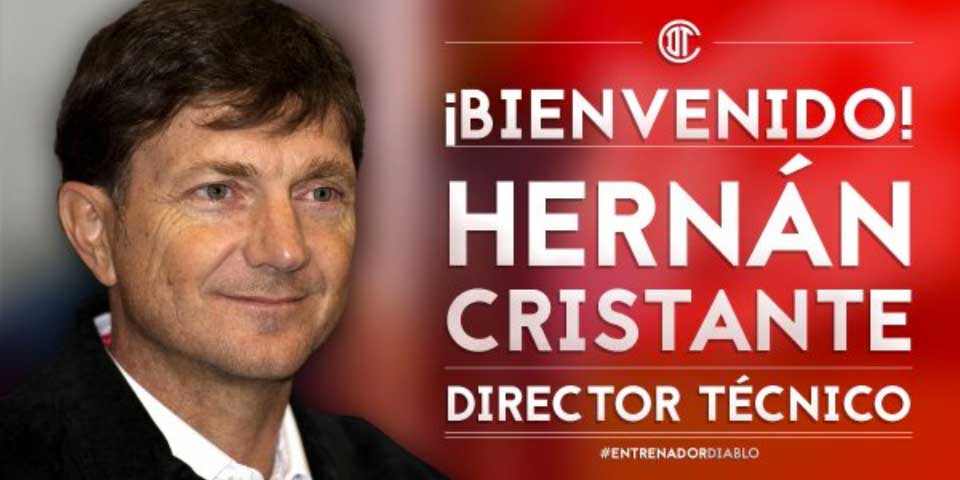 Hernán Cristante nuevo técnico del Toluca